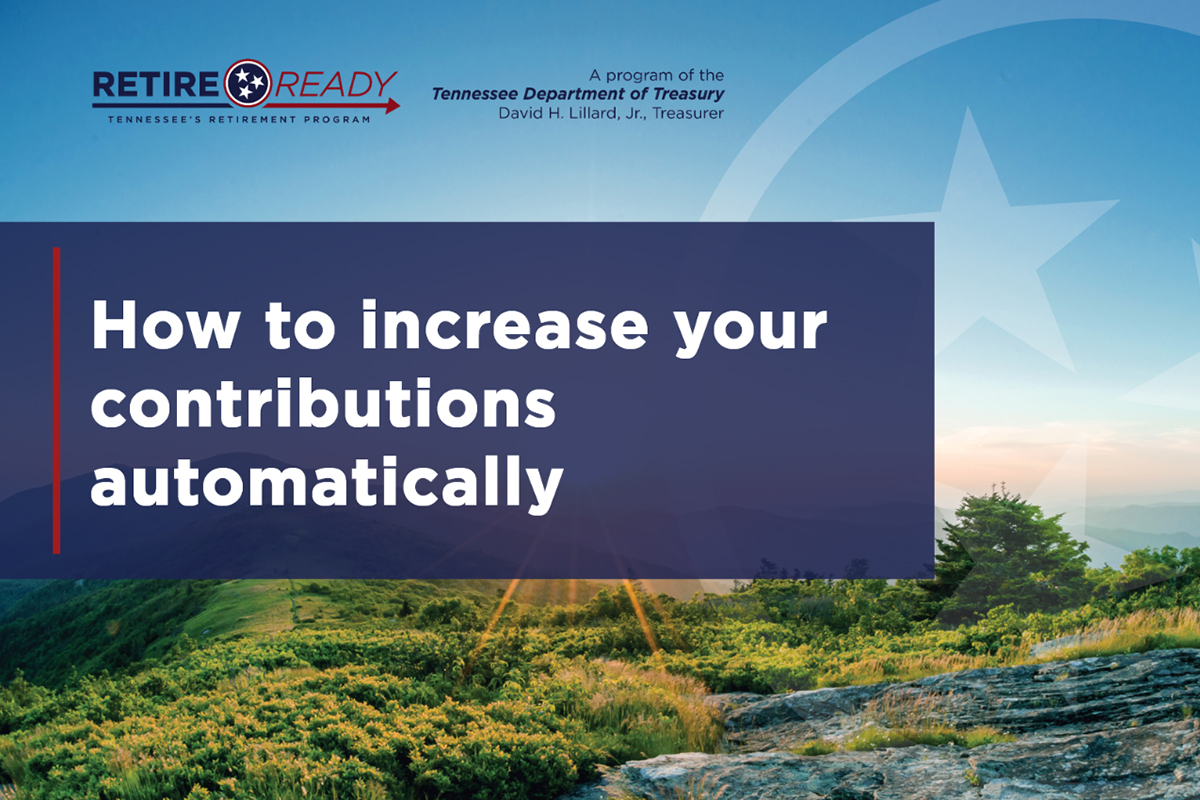 How to increase your contributions automatically videos